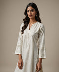 Ivory Chikankari Kurta Set - Ivory